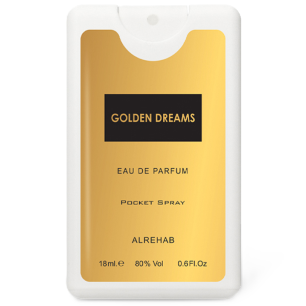 Al-Rehab Al Rehab Al Rehab Golden Dreams Eau de Parfum for Women – 0.6 oz / 18 ml