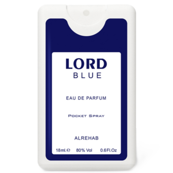 Al-Rehab Al Rehab Al Rehab Lord Blue Eau de Parfum for Men – 0.6 oz / 18 ml