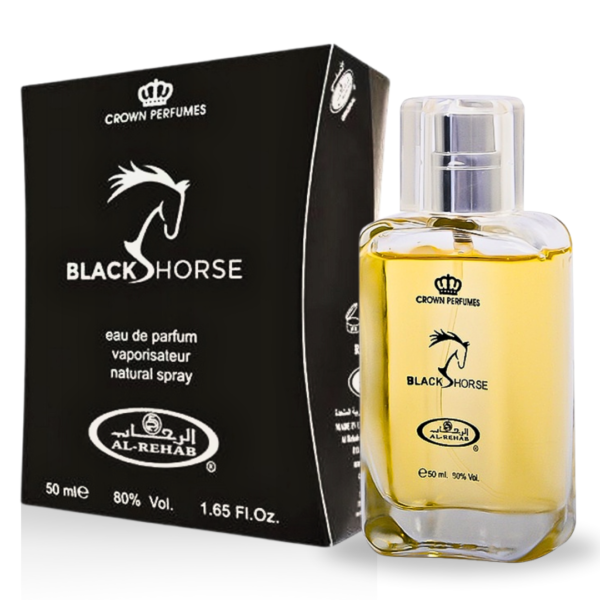 Al Rehab Black Horse Eau de Parfum for Unisex – 50 ml