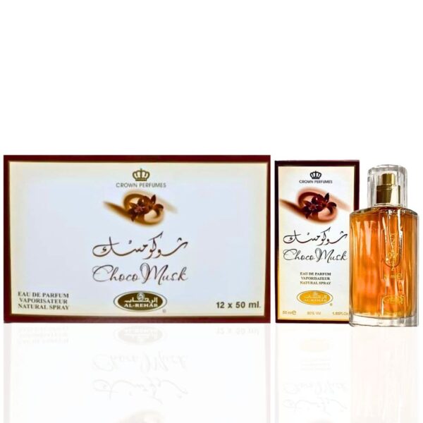 Al Rehab Choco Musk Box of 12 Eau de Parfum for Unisex – 50 ml