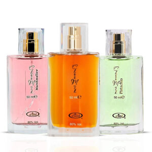 Al Rehab Choco Musk Choco Musk Marshmallow & Choco Musk Pistachio Sprays Bundle Eau de Parfum for Unisex – 50 ml