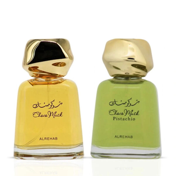 Al Rehab Choco Musk & Choco Musk Pistachio Sprays Bundle Eau de Parfum for Unisex – 100 ml