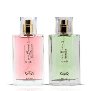 Al Rehab Choco Musk Marshmallow & Choco Musk Pistachio Sprays Bundle Eau de Parfum for Unisex – 50 ml
