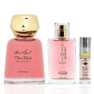 Al Rehab Choco Musk Marshmallow Sprays & CPO Bundle Eau de Parfum for Unisex – 100 ml