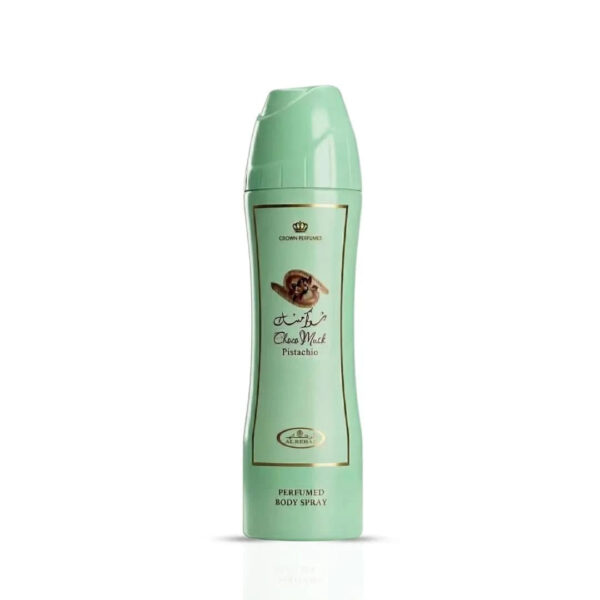 Al Rehab Choco Musk Pistachio Perfumed Body Spray for Unisex – 200 ml
