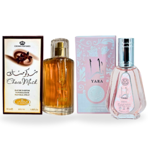 Al Rehab Choco Musk & Yara by Ard Al Zaafaran Sprays Bundle Eau de Parfum for Unisex – 50 ml
