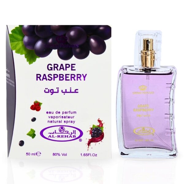 Al Rehab Grape Raspberry Eau de Parfum for Unisex – 50 ml