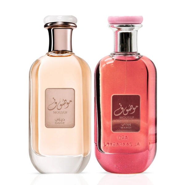 Ard Al Zaafaran Mousuf Daisy & Mousuf Wardi Sprays Bundle Eau de Parfum for Women – 100 ml