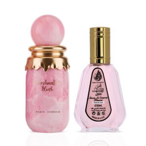 Ard Al Zaafaran Pink Blush & Marshmallow Blush by Paris Corner Sprays Bundle Eau de Parfum for Unisex – 50 ml