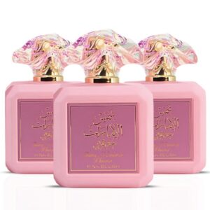Ard Al Zaafaran Pink Blush Shams Al Emarat Khususi Pack of 3 Eau de Parfum for Unisex – 100 ml