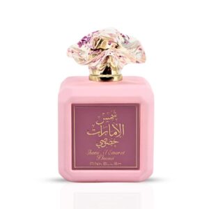 Ard Al Zaafaran Pink Blush Shams Al Emarat Khususi Velvet Pouch Eau de Parfum for Unisex – 100 ml