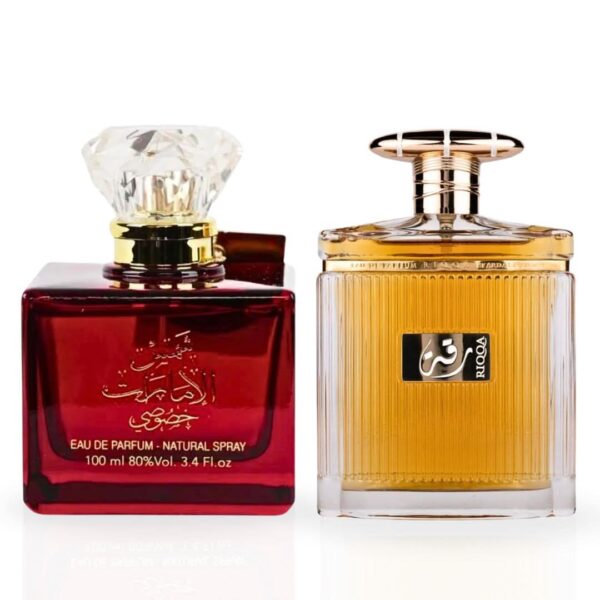 Ard Al Zaafaran Riqqa & Shams Al Emarat Khususi Sprays Bundle Eau de Parfum for Unisex – 100 ml
