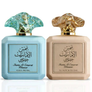 Ard Al Zaafaran Shams Al Emarat Khususi Glaze & Glow & Iced Petal Sprays Bundle Eau de Parfum for Women – 100 ml