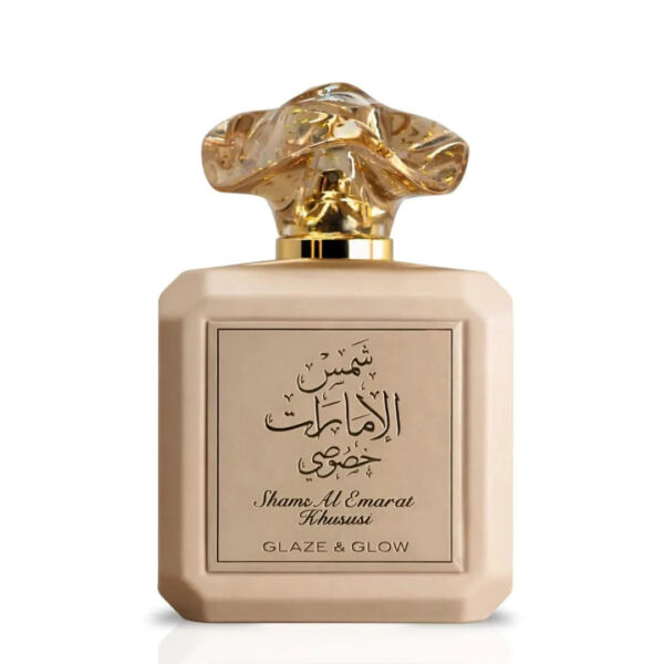 Ard Al Zaafaran Shams Al Emarat Khususi Glaze & Glow Velvet Pouch Eau de Parfum for Women – 100 ml