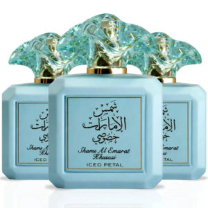 Ard Al Zaafaran Shams Al Emarat Khususi Iced Petal Sprays Pack of 3 Eau de Parfum for Women – 100 ml