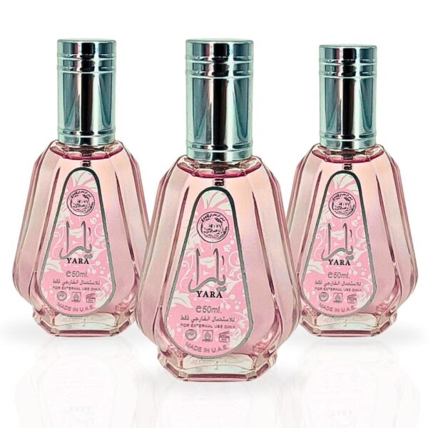 Ard Al Zaafaran Yara Pack of 3 Eau de Parfum for Unisex – 50 ml