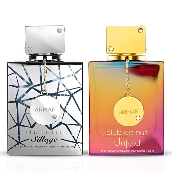 Armaf Club De Nuit Sillage & Club De Nuit Untold Sprays Bundle Eau de Parfum for Unisex – 105 ml