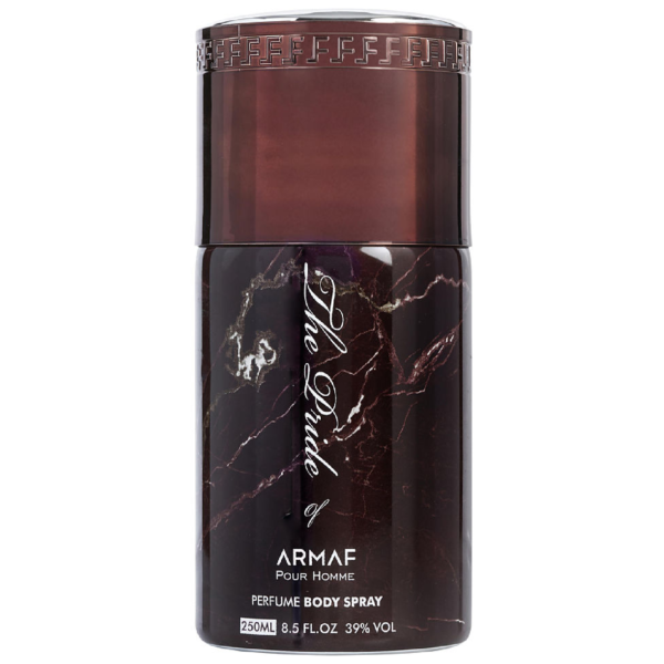 Armaf The Pride Of Armaf Perfumed Body Spray for Men – 8.4 oz / 250 ml Body Spray (Marble Brown)