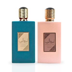 Asdaaf Ameer Al Arab Imperium & Ameerat Al Arab Prive Rose Sprays Bundle Eau de Parfum for Unisex – 100 ml