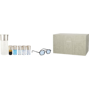 Assaf Variety AURA 35 COLLECTION WITH AURA PEGASUS AND ARROGATE BLUE & ARROGATE BUKHUR & ARROGATE COMETE & DANGEROUS ARROGATE & UOMO ARROGATE 5X MINIS & SUNGLASSES Eau de Parfum for Unisex – 5 oz