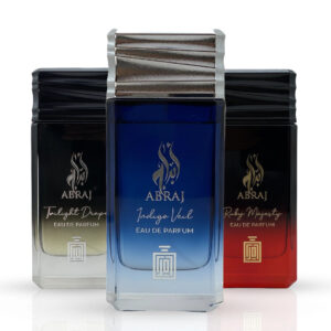 Aura by Aura Abraj Twilight Drape & Abraj Ruby Majesty & Abraj Indigo Veil Bundle Eau de Parfum for Unisex – 100 ml