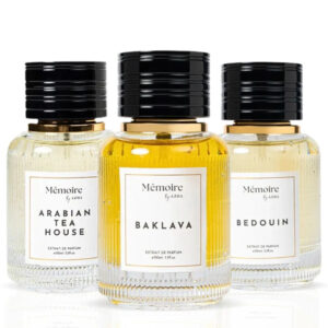 AZHA Arabian Tea House Bedouin & Baklava Sprays Memoire Collection Bundle Extrait de Parfum for Unisex – 100 ml
