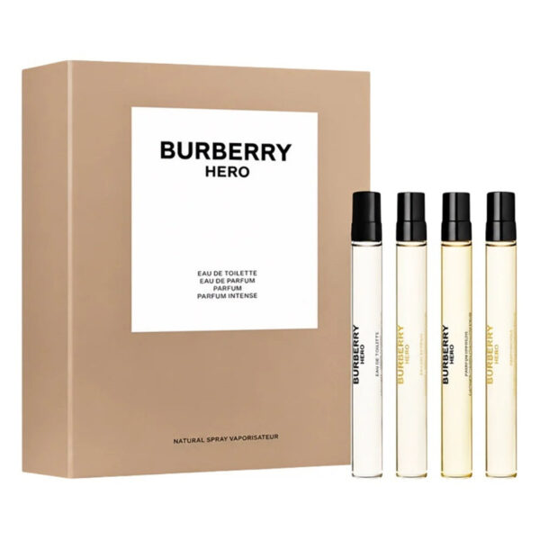 Burberry Hero 4 piece discovery Parfum for Men – 0.33 oz