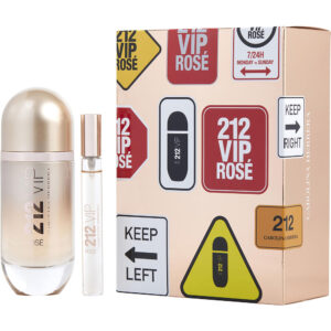 Carolina Herrera 212 Vip Rose & TRAVEL OFFER Eau de Parfum for Women – 2.7 oz