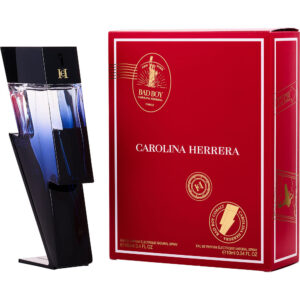 Carolina Herrera Ch Bad Boy Cobalt ELECTRIQUE & Eau de Parfum for Men – 3.4 oz