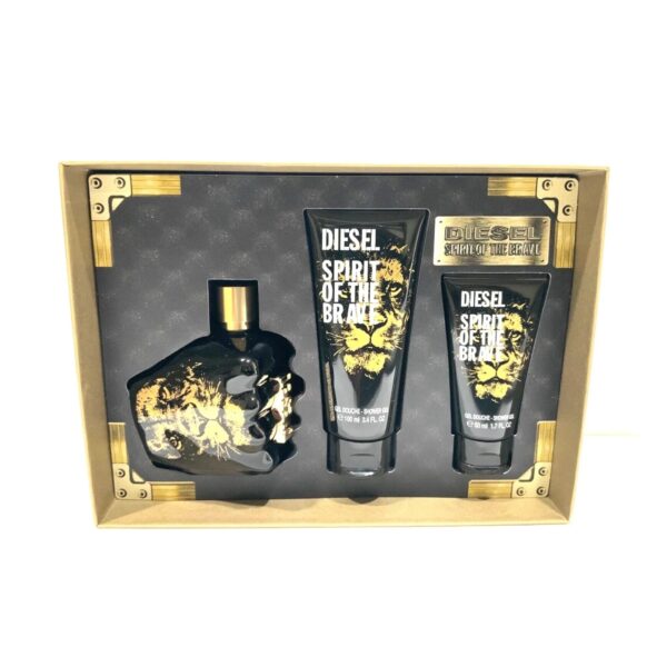 Diesel Spirit Of The Brave 3 piece Eau de Toilette for Men – 3 piece gift set