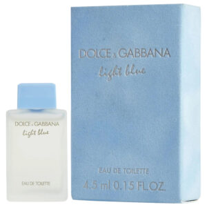 DOLCE & GABBANA Light Blue Eau de Toilette for Unisex – 0.15 oz / 4.5 ml