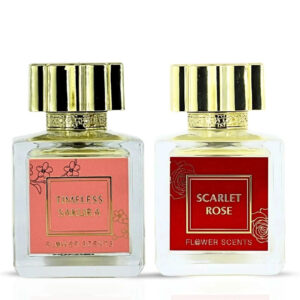 Flower Scents Timeless Sakura & Scarlet Rose Sprays Bundle Eau de Parfum for Unisex – 65 ml