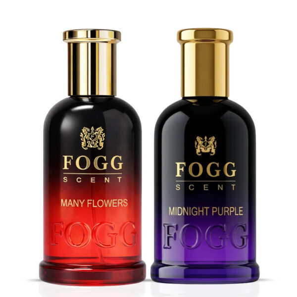 FOGG Many Flowers & Midnight Purple Bundle Eau de Parfum for Women