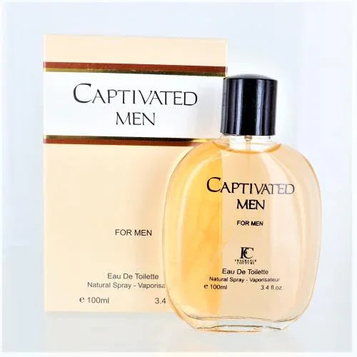 Fragrance Couture Couture Couture Captivated Men Eau de Toilette for Men – 3.4 oz / 100 ml