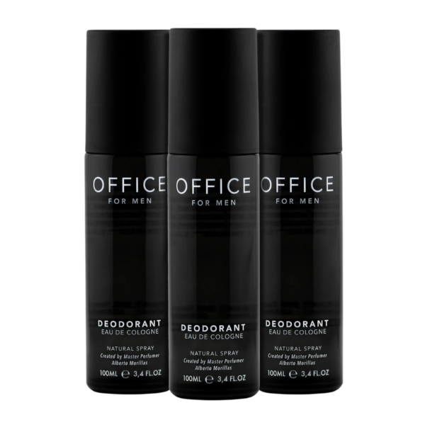 Fragrance One One Office Deodorant for Men – 3X Eau de Deodorant Bundle for Men