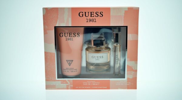 Guess 1981 3 piece Eau de Toilette for Women – 3 piece gift set