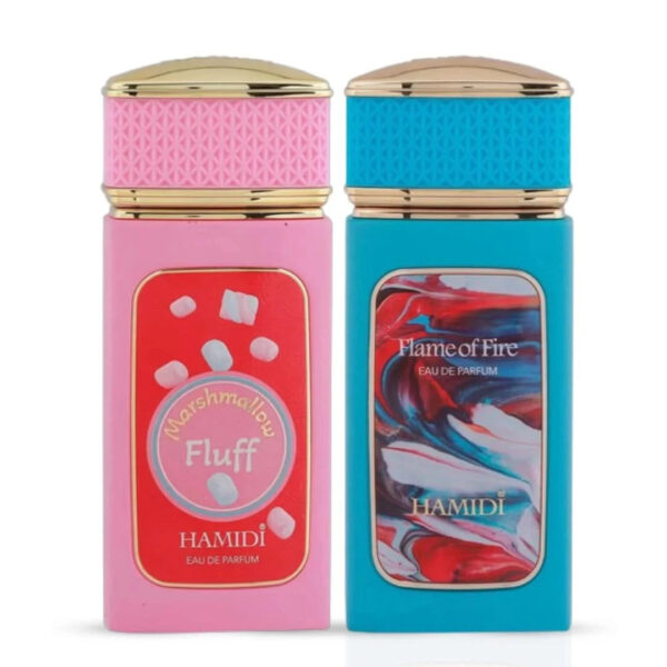 Hamidi Flame Of Fire & Marshmallow Fluff Bundle Eau de Parfum for Unisex – 100 ml