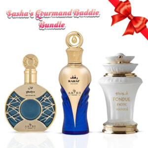 Hamidi Ghalya Amiri Amiri Rahaf & Fondue Exotic Sprays Sasha's Goumand Baddie Bundle Eau de Parfum for Unisex – 100 ml