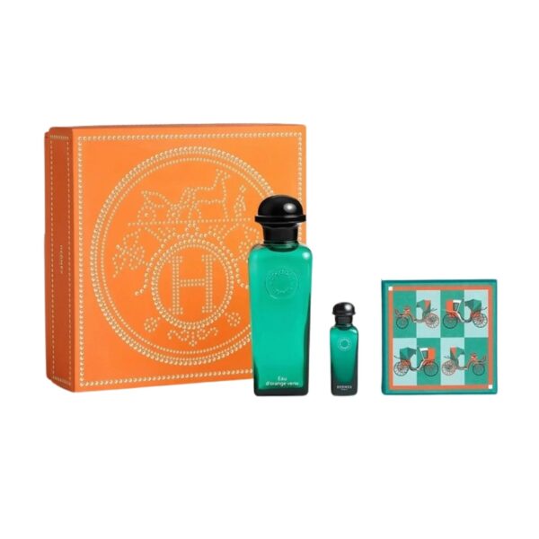 Hermes Eau D'orange Verte 3 piece Eau de Cologne for Unisex – 3 piece gift set