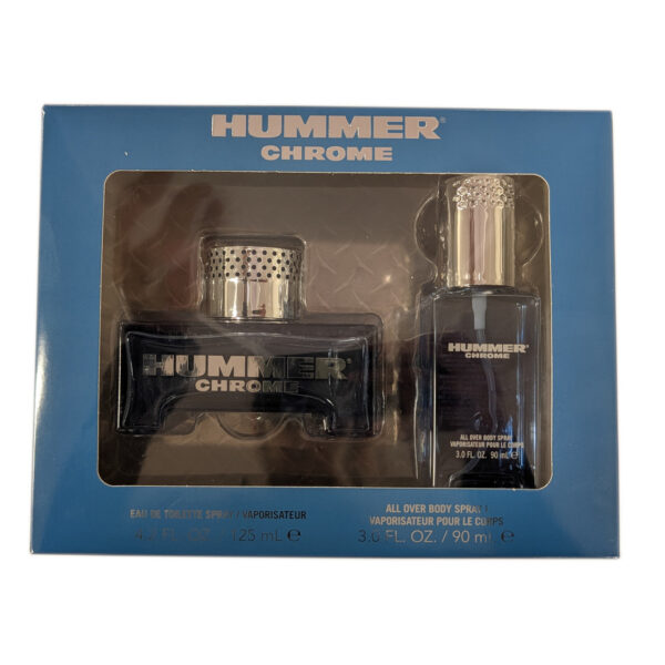 Hummer Chrome 2 piece Eau de Toilette for Men – 2 piece gift set