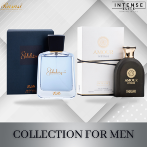 Intense Elite Men 2Pcs AMOUR Intense & Shuhrah Eau de Parfum for Men – 100 ml