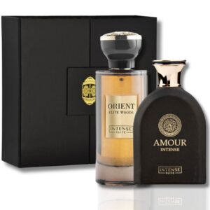 Intense Elite Amour Intense & Orient Elite Woods Men and Women with Magnetic Gift Box . Eau de Parfum for Unisex – 100 ml
