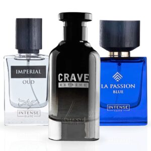 Intense Elite Best Collection Crave Extreme LA PASSION BLUE & Imperial Oud Eau de Parfum for Men – 100 ml