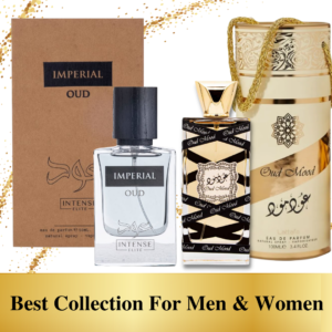 Intense Elite Best Collection & Women Oud Mood & Imperial Oud . Eau de Parfum for Unisex – 100 ml