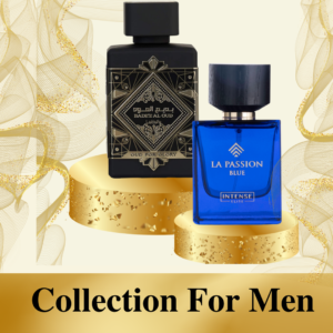 Intense Elite Collection 2 Piece Bade'e Al Oud for Glory & LA Passion Blue Unlock The Essence Of Warm Fragrances for Men