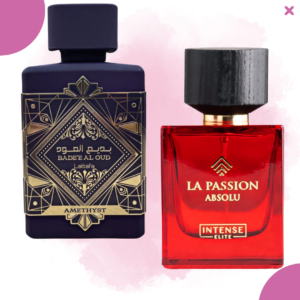 Intense Elite Collection Women 2Set La Passion Absolu & Oud For Glory Amethyst. Eau de Parfum for Women – 100 ml
