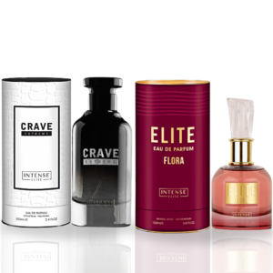 Intense Elite Elite Flora & Crave Extreme . VALUE PACK Eau de Parfum for Unisex – 100 ml