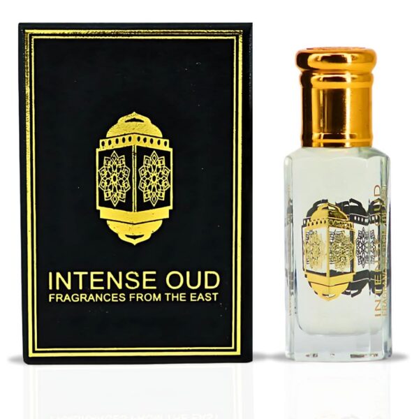 Intense Oud Al Bahar with Black Gift Box Perfume Oil for Unisex – 12 ml