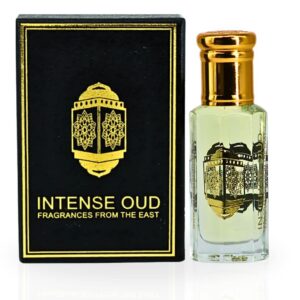 Intense Oud Black Extasy Men with Black Gift Box Perfume Oil for Men – 12 ml