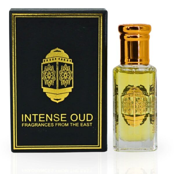 Intense Oud Casual Hangout with Black Gift Box Perfume Oil for Unisex – 12 ml